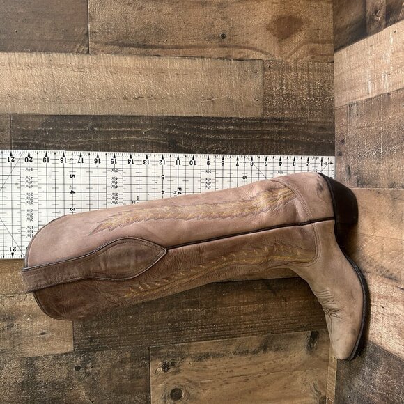 Larry Mahan Tall Western Cowboy Boots Mens 10 D - Picture 6 of 14